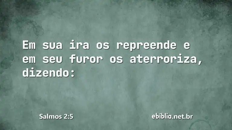 Salmos 2:5