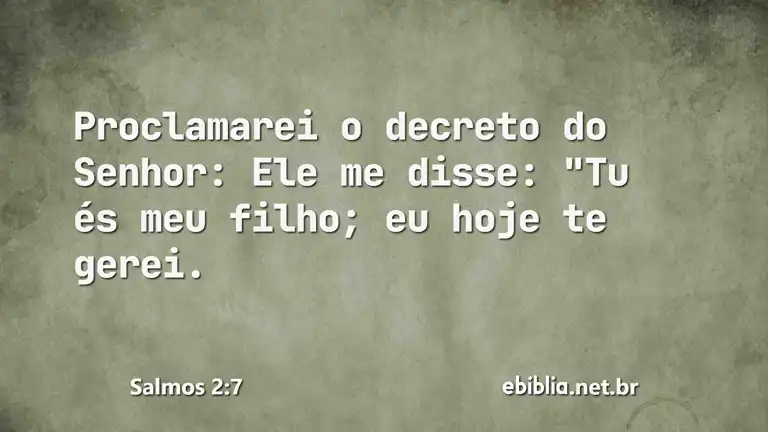 Salmos 2:7