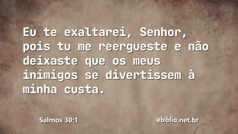 Salmos 30:1