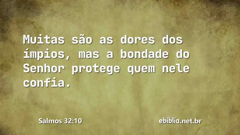 Salmos 32:10