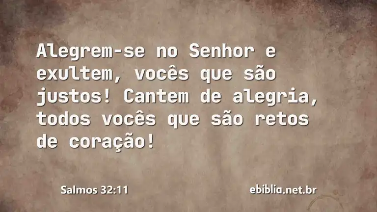 Salmos 32:11