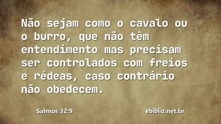 Salmos 32:9