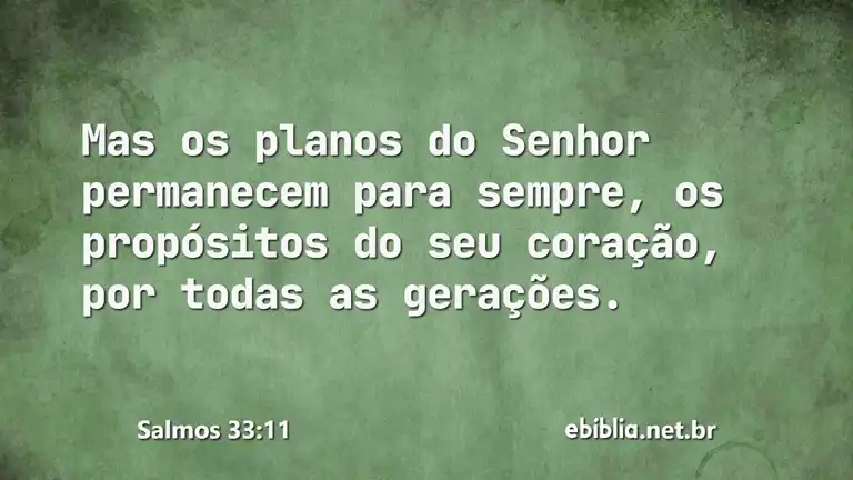 Salmos 33:11