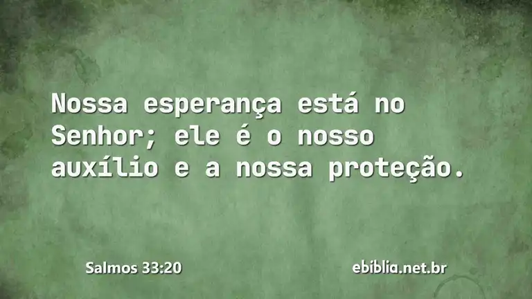 Salmos 33:20