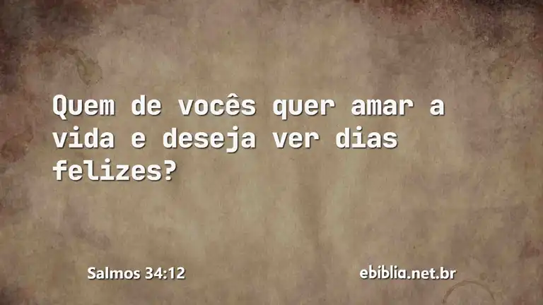 Salmos 34:12