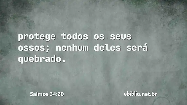 Salmos 34:20