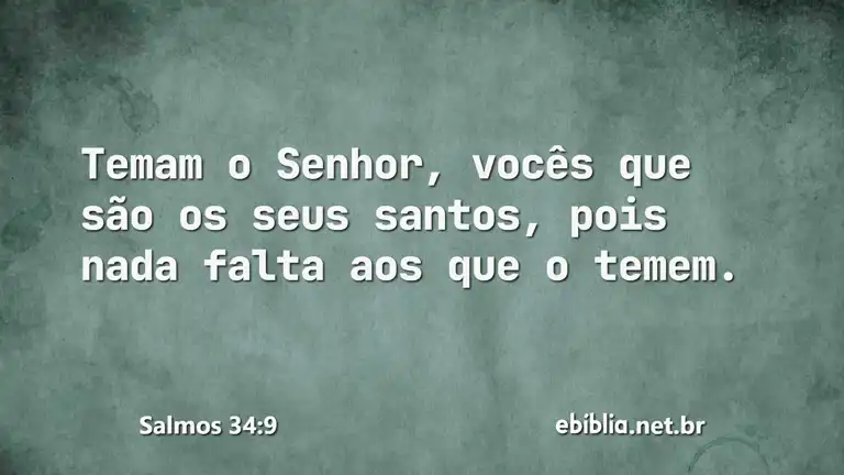 Salmos 34:9