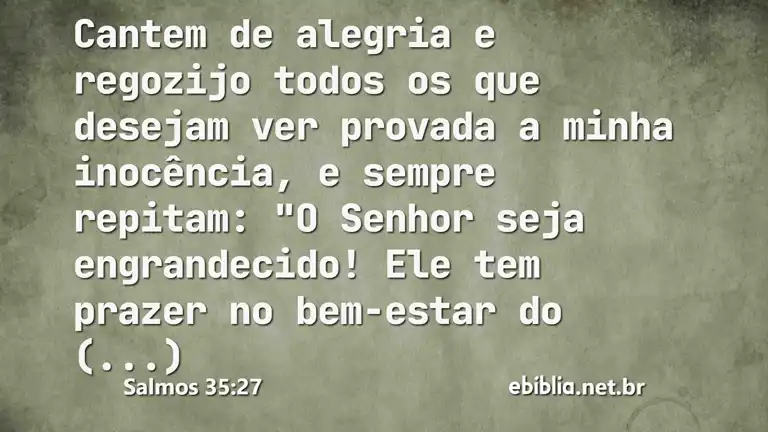 Salmos 35:27