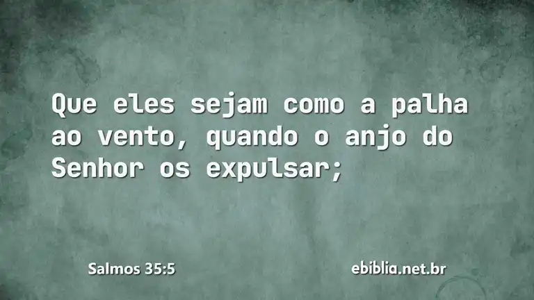 Salmos 35:5