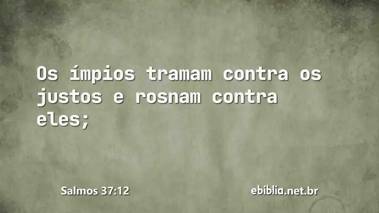 Salmos 37:12