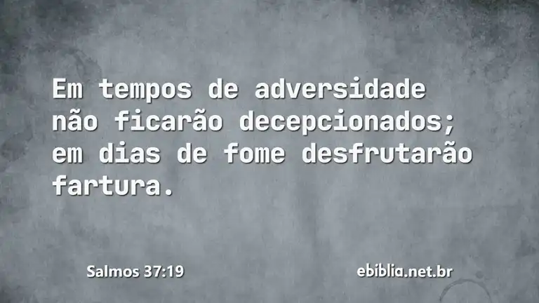 Salmos 37:19