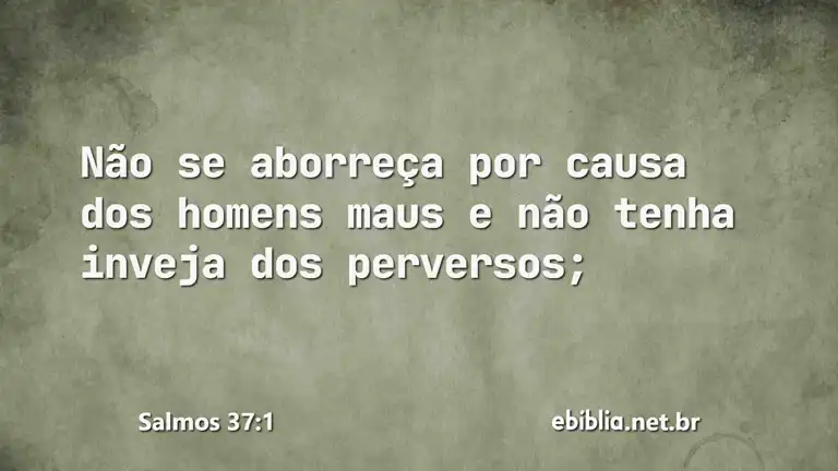 Salmos 37:1