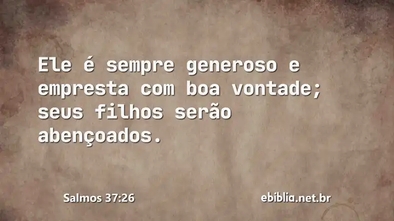 Salmos 37:26