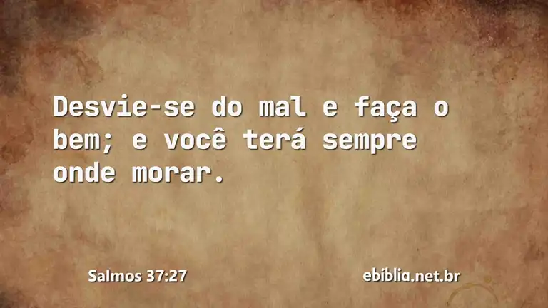 Salmos 37:27