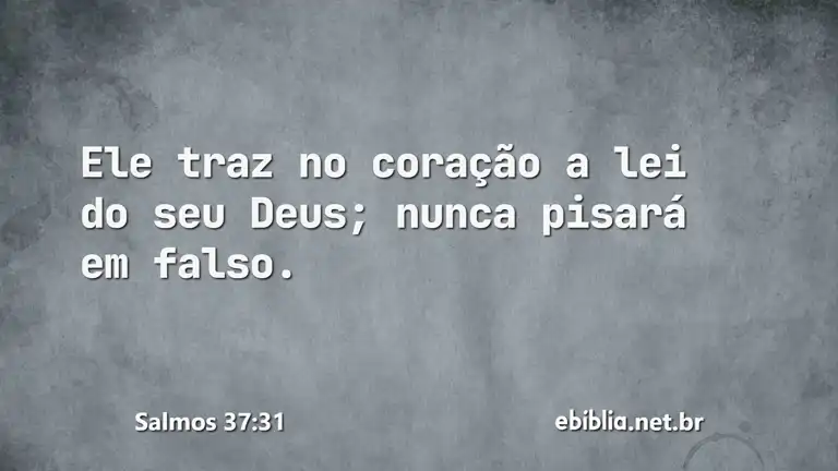 Salmos 37:31