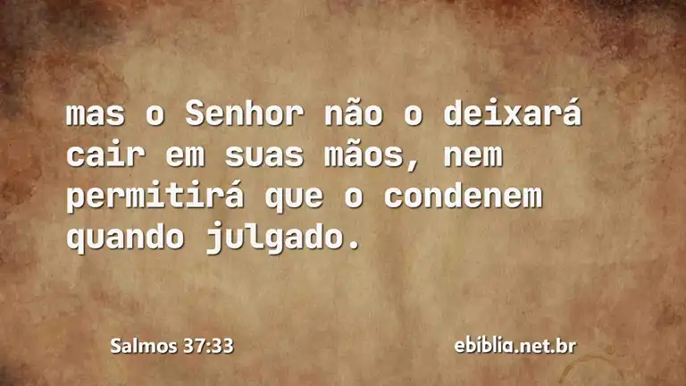 Salmos 37:33