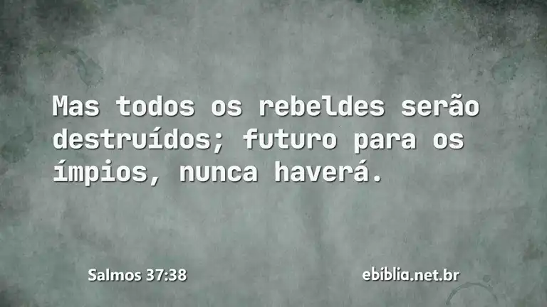 Salmos 37:38