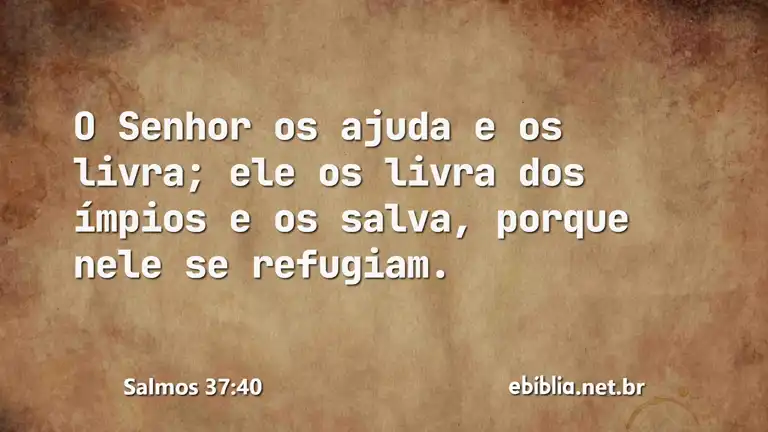 Salmos 37:40