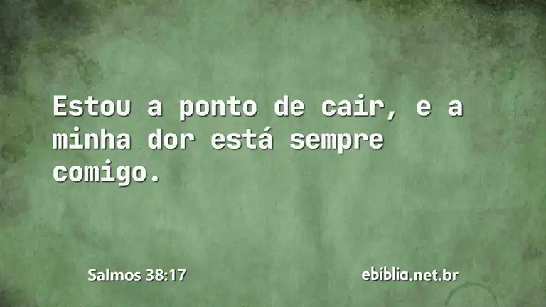 Salmos 38:17