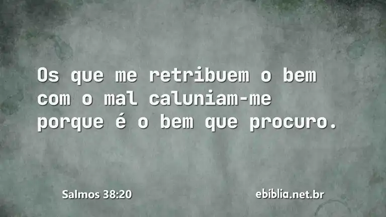 Salmos 38:20