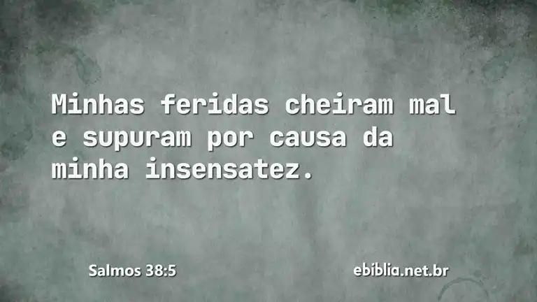 Salmos 38:5