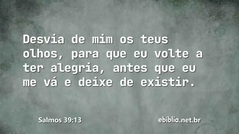 Salmos 39:13