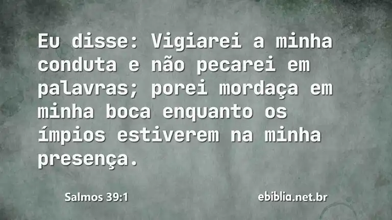 Salmos 39:1