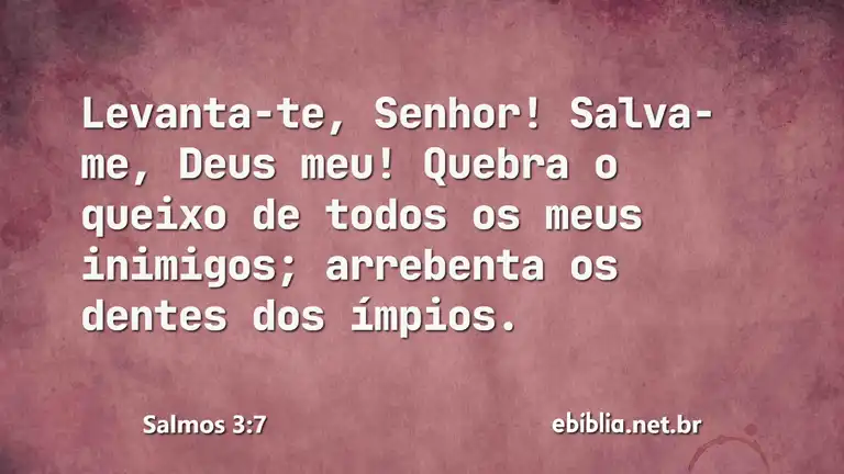 Salmos 3:7