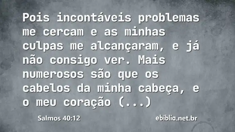 Salmos 40:12