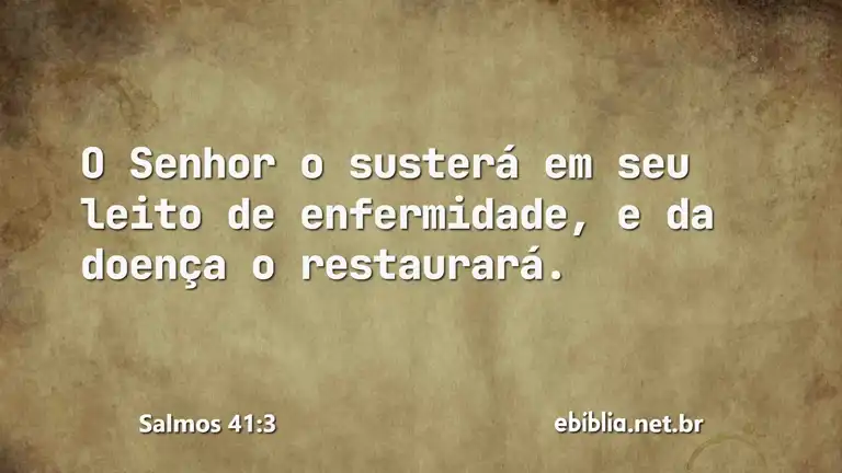 Salmos 41:3