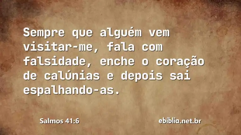 Salmos 41:6