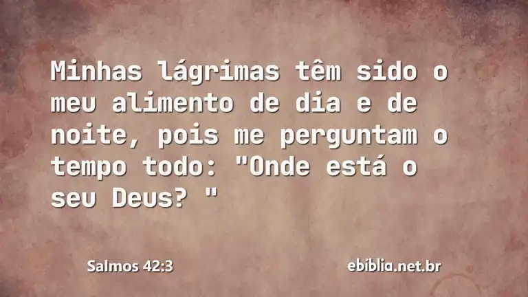 Salmos 42:3