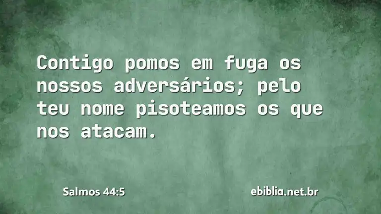 Salmos 44:5