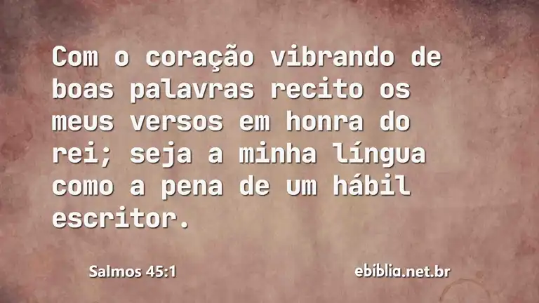 Salmos 45:1