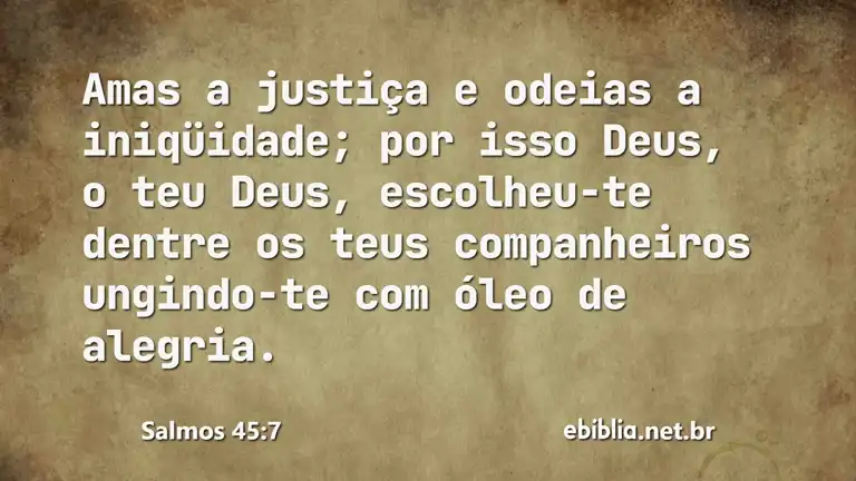 Salmos 45:7