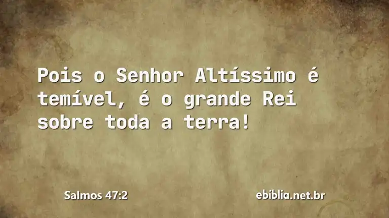 Salmos 47:2