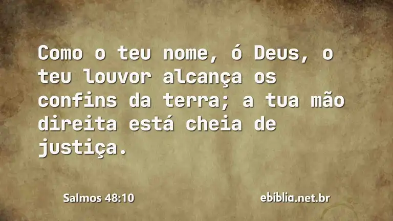 Salmos 48:10