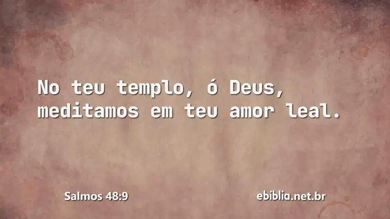 Salmos 48:9