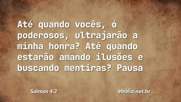 Salmos 4:2