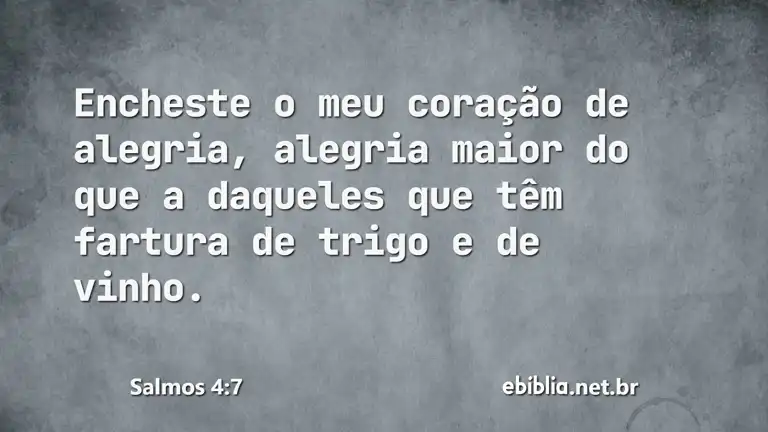 Salmos 4:7