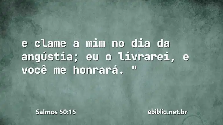 Salmos 50:15