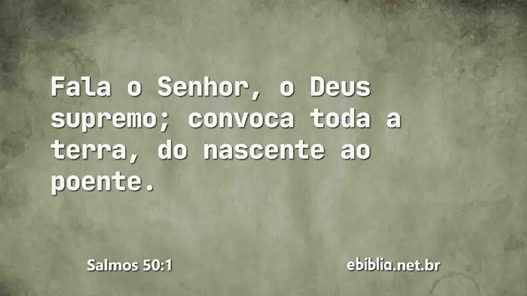 Salmos 50:1