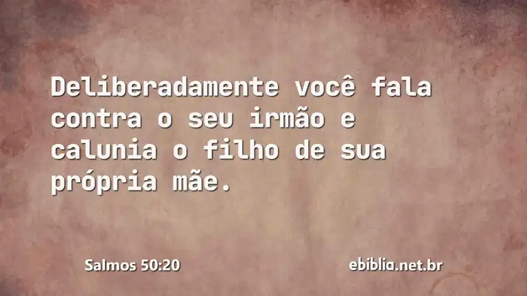 Salmos 50:20