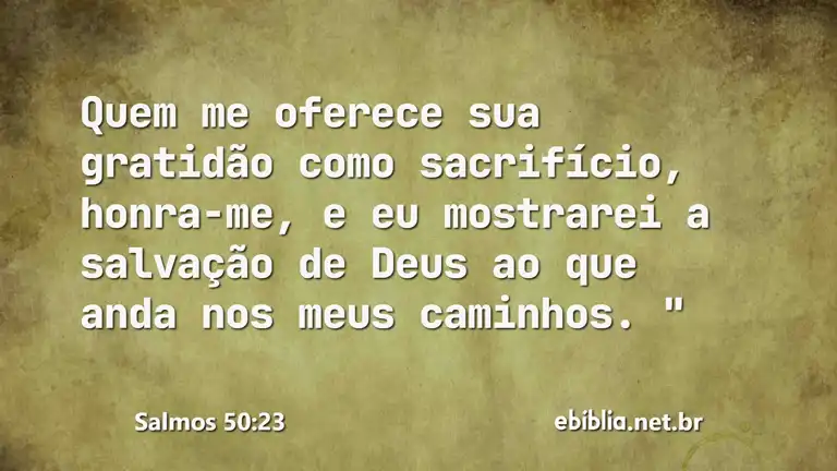 Salmos 50:23