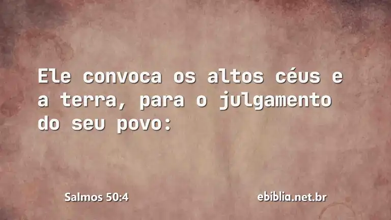 Salmos 50:4