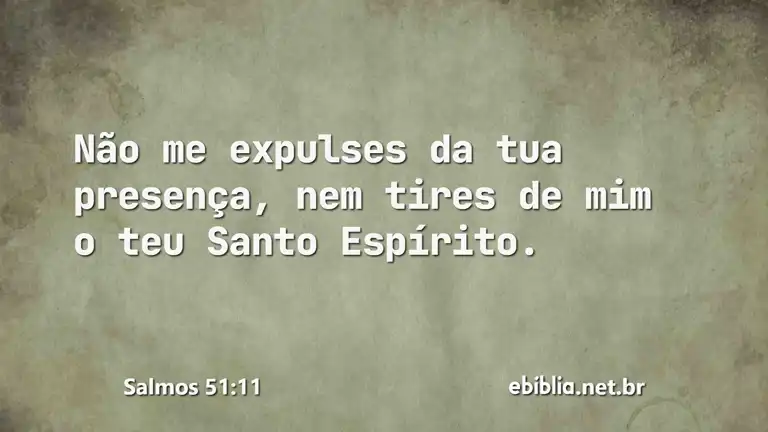 Salmos 51:11