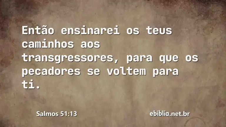 Salmos 51:13