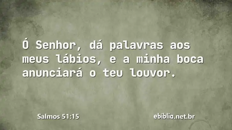 Salmos 51:15