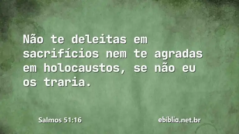 Salmos 51:16