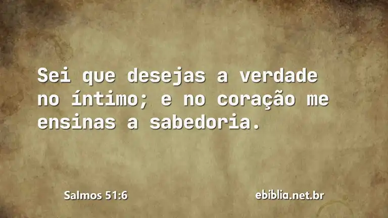 Salmos 51:6